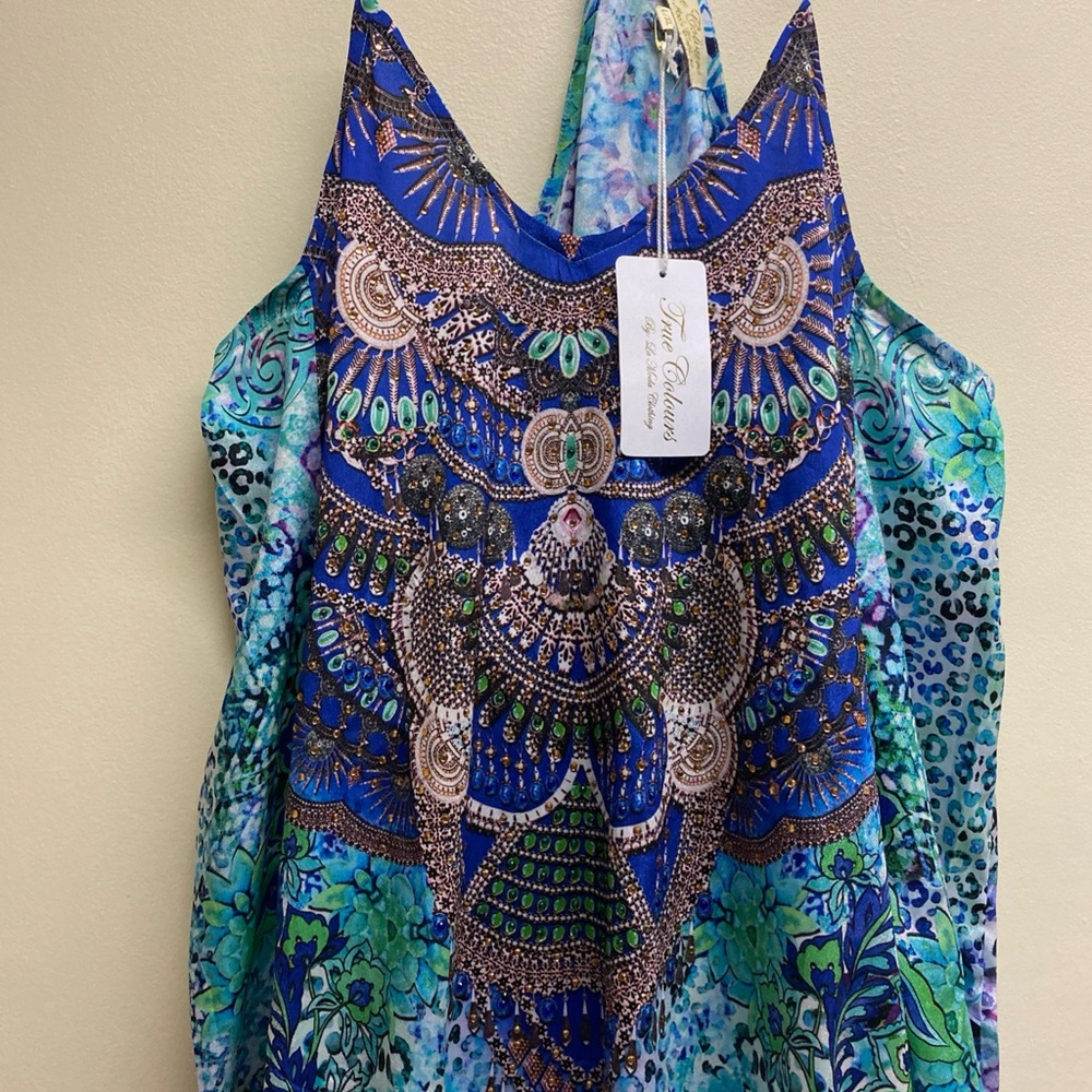 True colours la moda maxi dress l/XL NWT